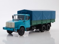 Масштабная модель 1:43 Бортовой грузовик ЗиЛ-133Г40 с тентом, с журналом №61 (Легендарные грузовики СССР)
